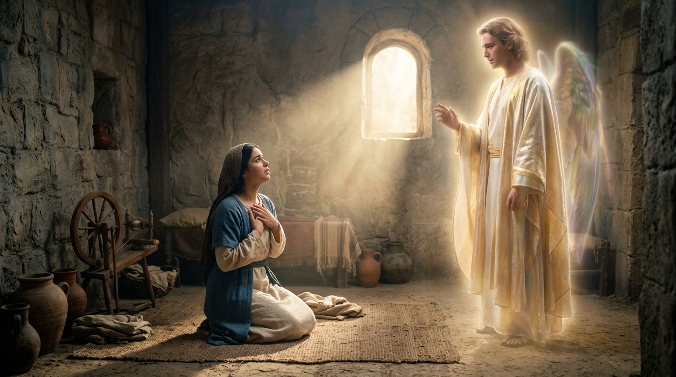 Lucas 1:26-38 — La Anunciación: La Gracia que Transforma el Temor en Obediencia