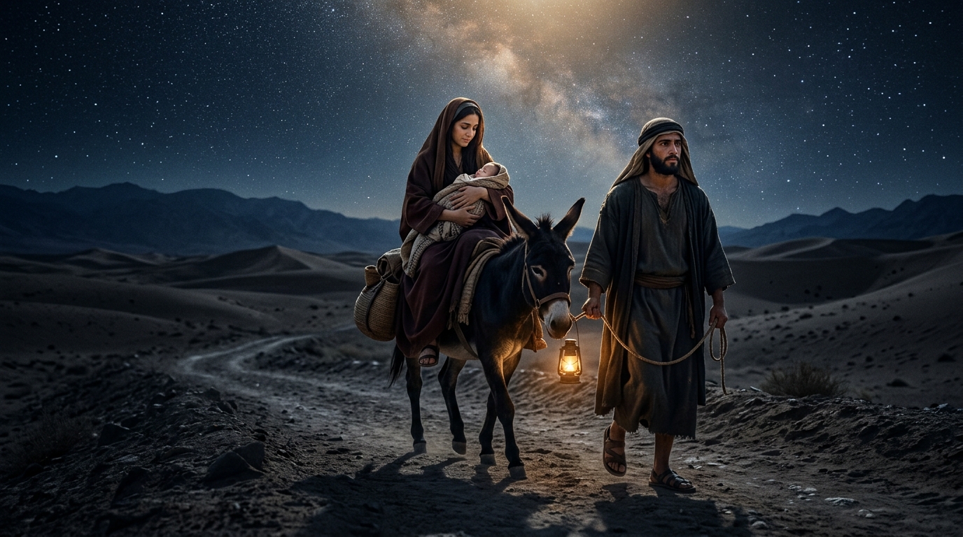 La Huida a Egipto: La Providencia y Protección de Dios en la Noche (Mateo 2:13-18)